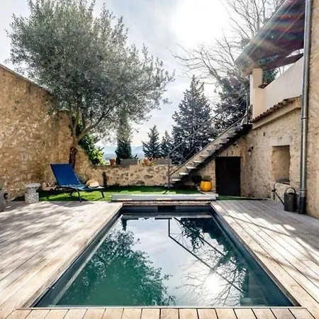 Maison En Pierres 6/8pers, Piscine & Sublime Vue * Puygiron
